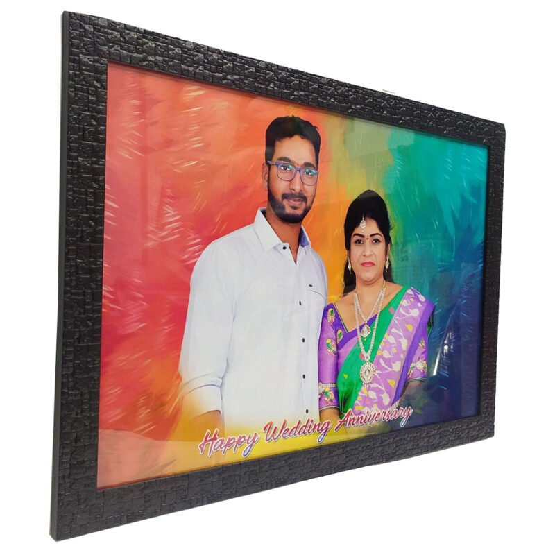 Personalized Oil Painting Photo Frame Moments Of Love   Side Photo Of Oil Pinting 800x800 