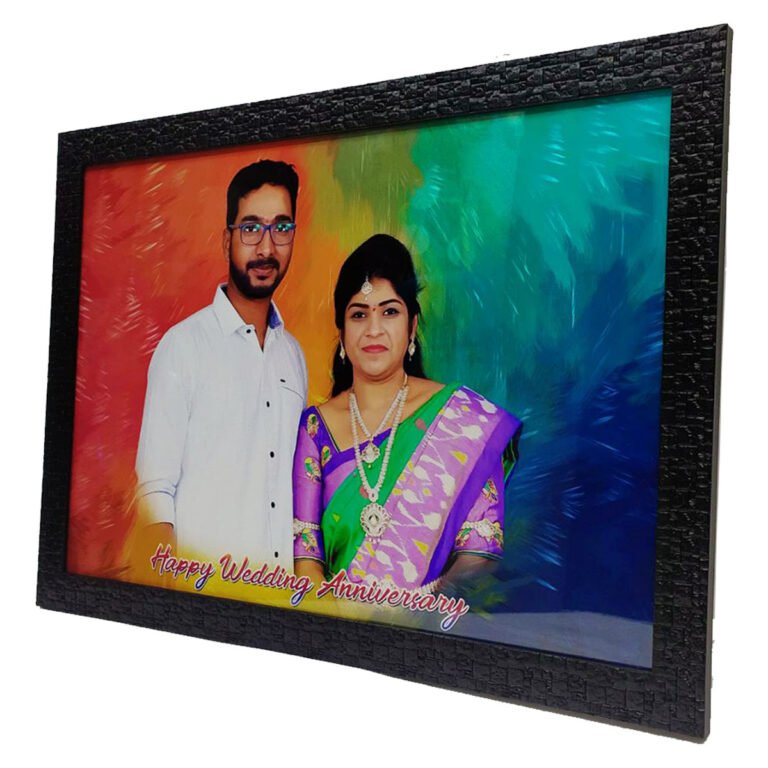 Personalized Oil Painting Photo Frame – Moments of Love