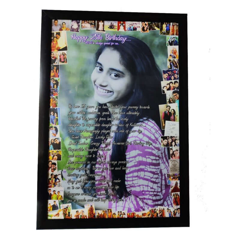 Customized Photo Collage Size 20×30 Inches – Moments of Love