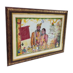 Wedding Mandap frame Size 12×18 Inches – Moments of Love