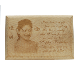 Plain Wood Engraving 6x9 Inch
