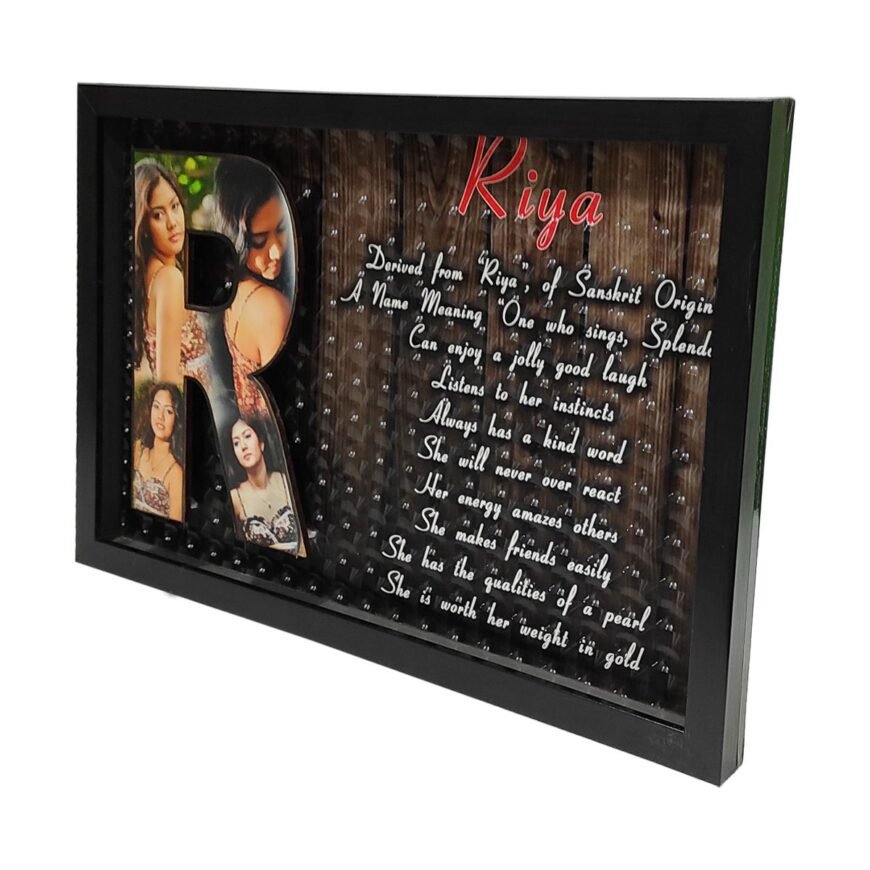 Alphabet Cutout With Frame Size 12x18 Inches , Birthday, Anniversary, etc. - Image 4