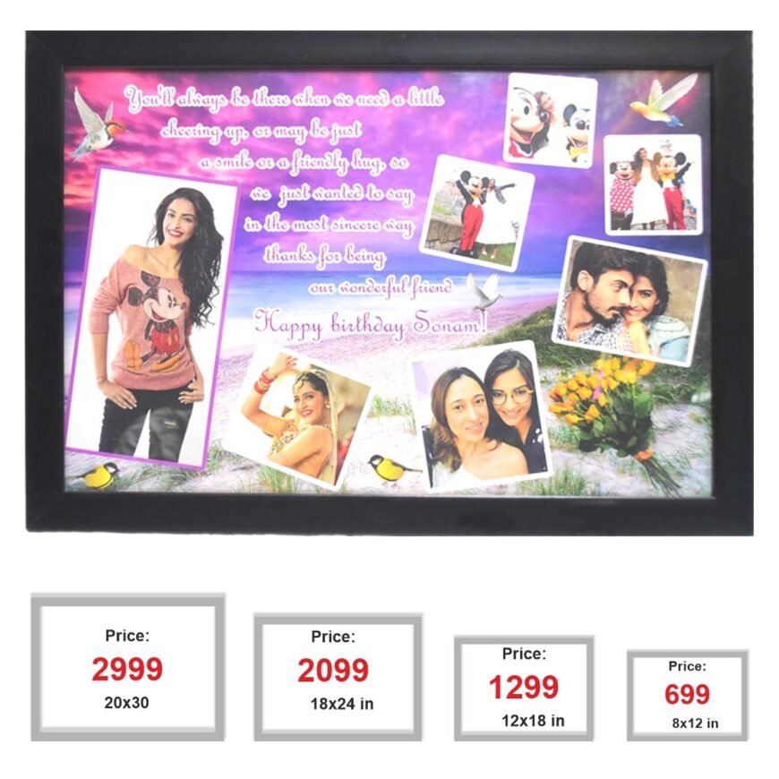 Sweet Memories Personalized Photo Frame for Birthday ,Anniversary Many More Occasions. - Image 2