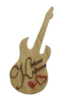 Table Top Handicraft Wood Guitar