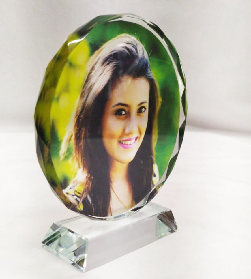 Love Personalized Crystal with Stand - Image 3