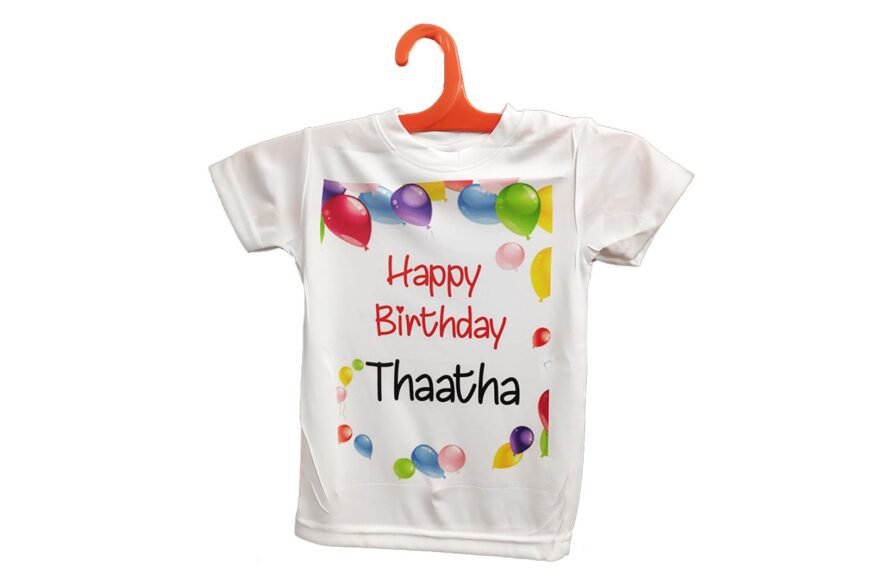 Personalized Custom Print Round Neck White Polyester Kids - Image 3