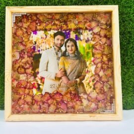 Floral Resin Photo Frame