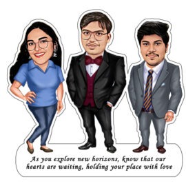 3 Friends Caricature