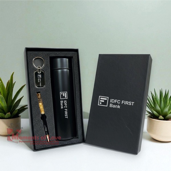 Executive 3-in-1 Corporate Gift Set | Personalized Logo & Name Engraved