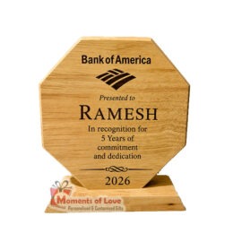 Wooden Award Trophy