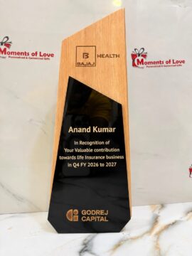 Wooden Momento Trophy
