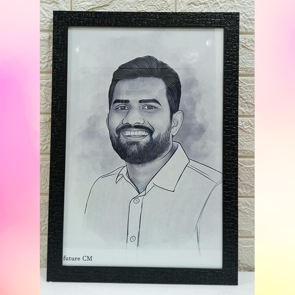 Pencil Art Gallery Wrap with Canvas