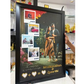Personalized Couple Photo Frame – Love Story Collage