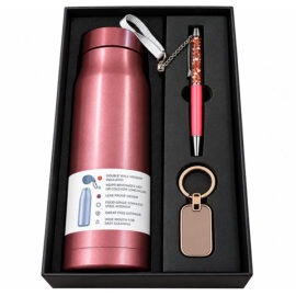 Gift Set – Insulated Bottle, Pen & Keychain