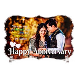 Personalized Acrylic Happy Anniversary Photo Frame