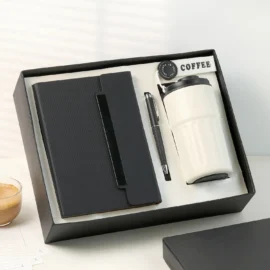 Personalized 3-in-1 Smart Tumbler, Notebook Diary & Pen Set